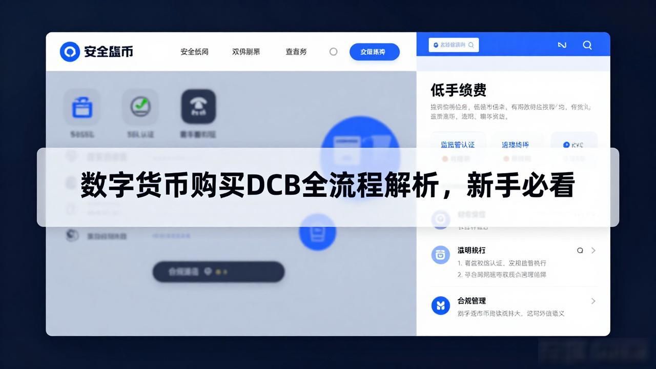 数字货币购买DCB全流程解析，新手必看