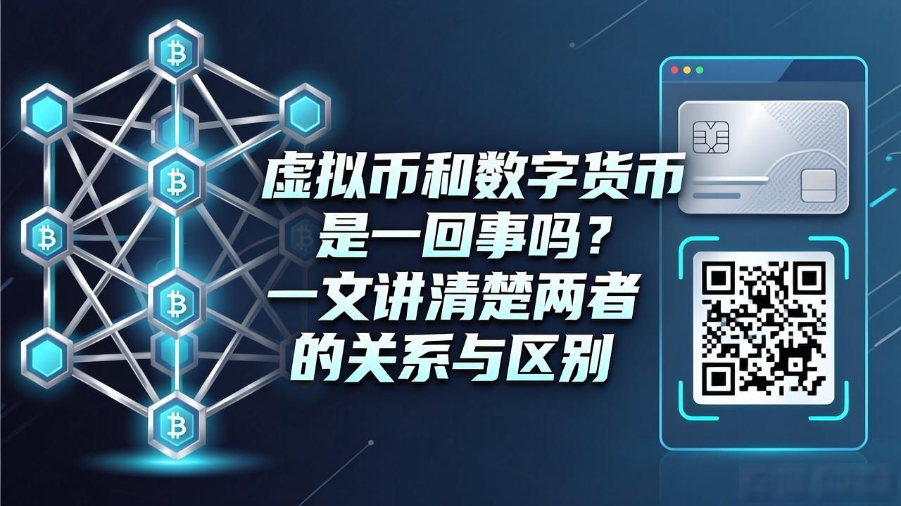 虚拟币和数字货币是一回事吗？一文讲清楚两者的关系与区别