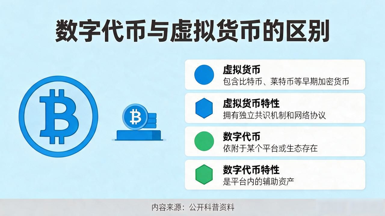 数字代币是虚拟货币吗