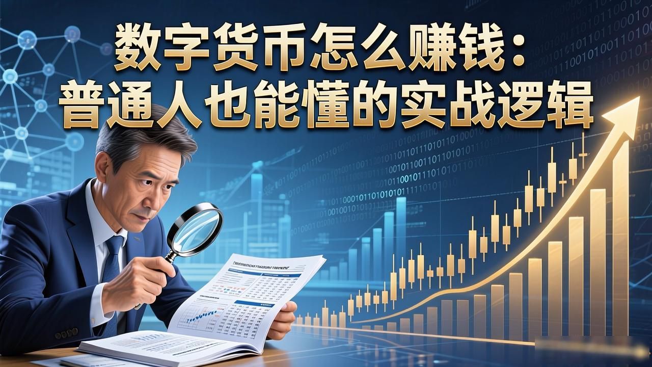 数字货币怎么赚钱：普通人也能懂的实战逻辑