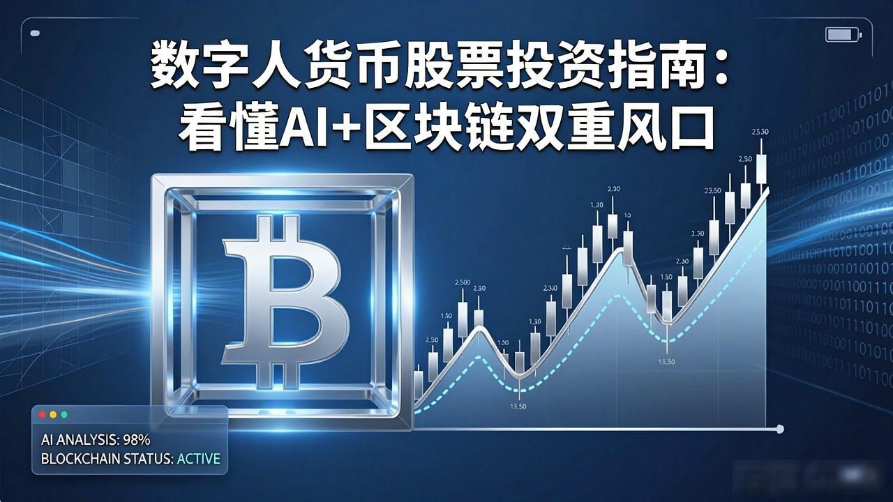 数字人货币股票投资指南：看懂AI+区块链双重风口