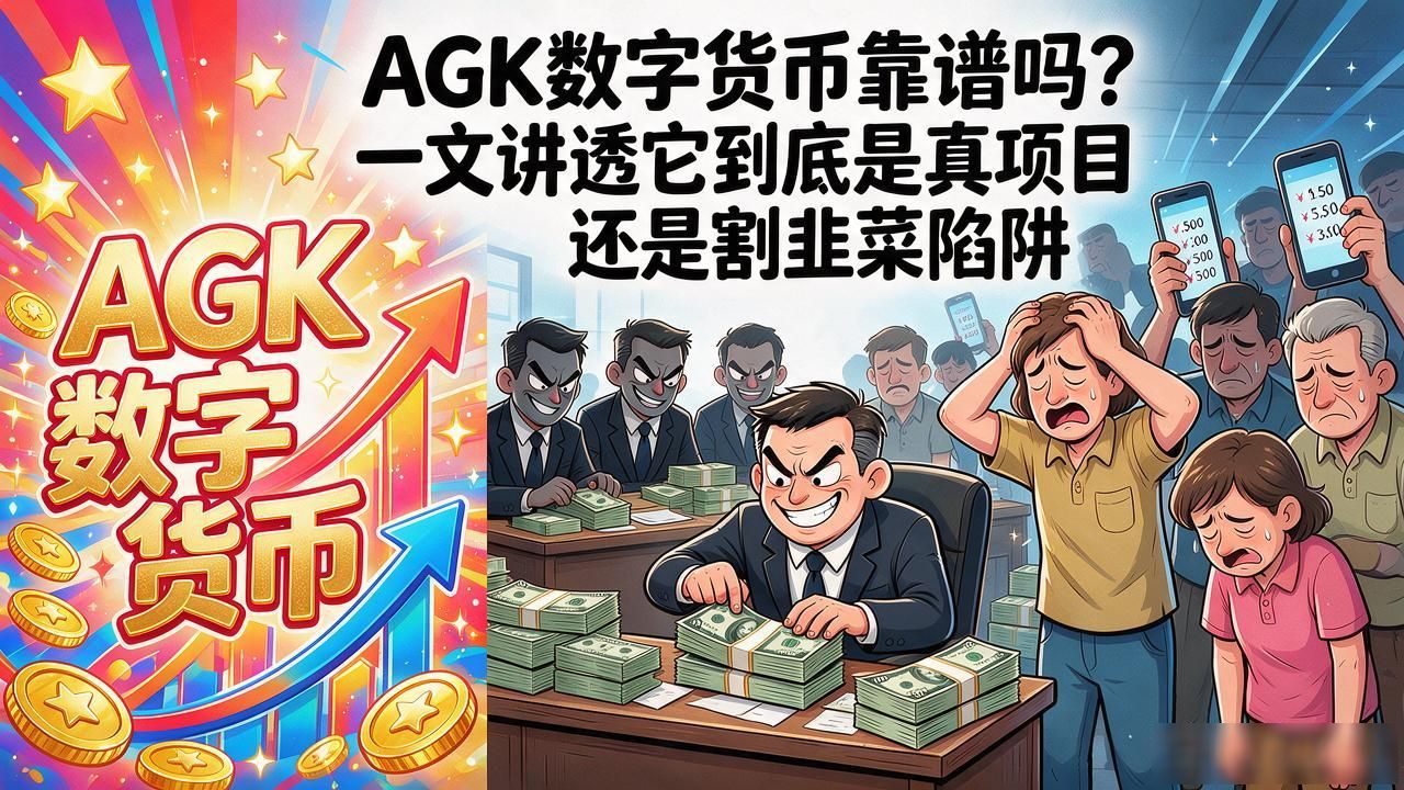 AGK数字货币靠谱吗？一文讲透它到底是真项目还是割韭菜陷阱