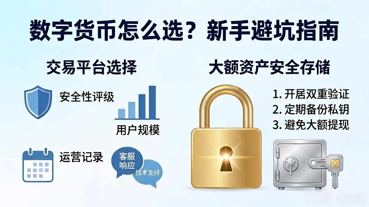 数字货币zenme选？新手避坑指南与实操建议