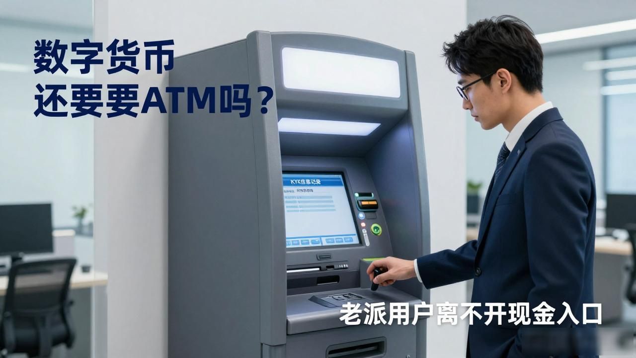 数字货币还需要ATM吗？老派用户离不开现金入口