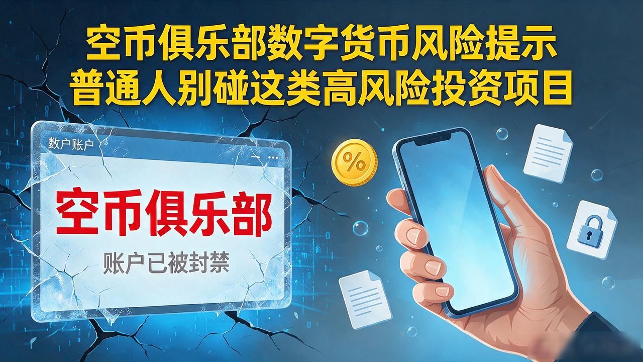 空币俱乐部数字货币风险提示 普通人别碰这类高风险投资项目