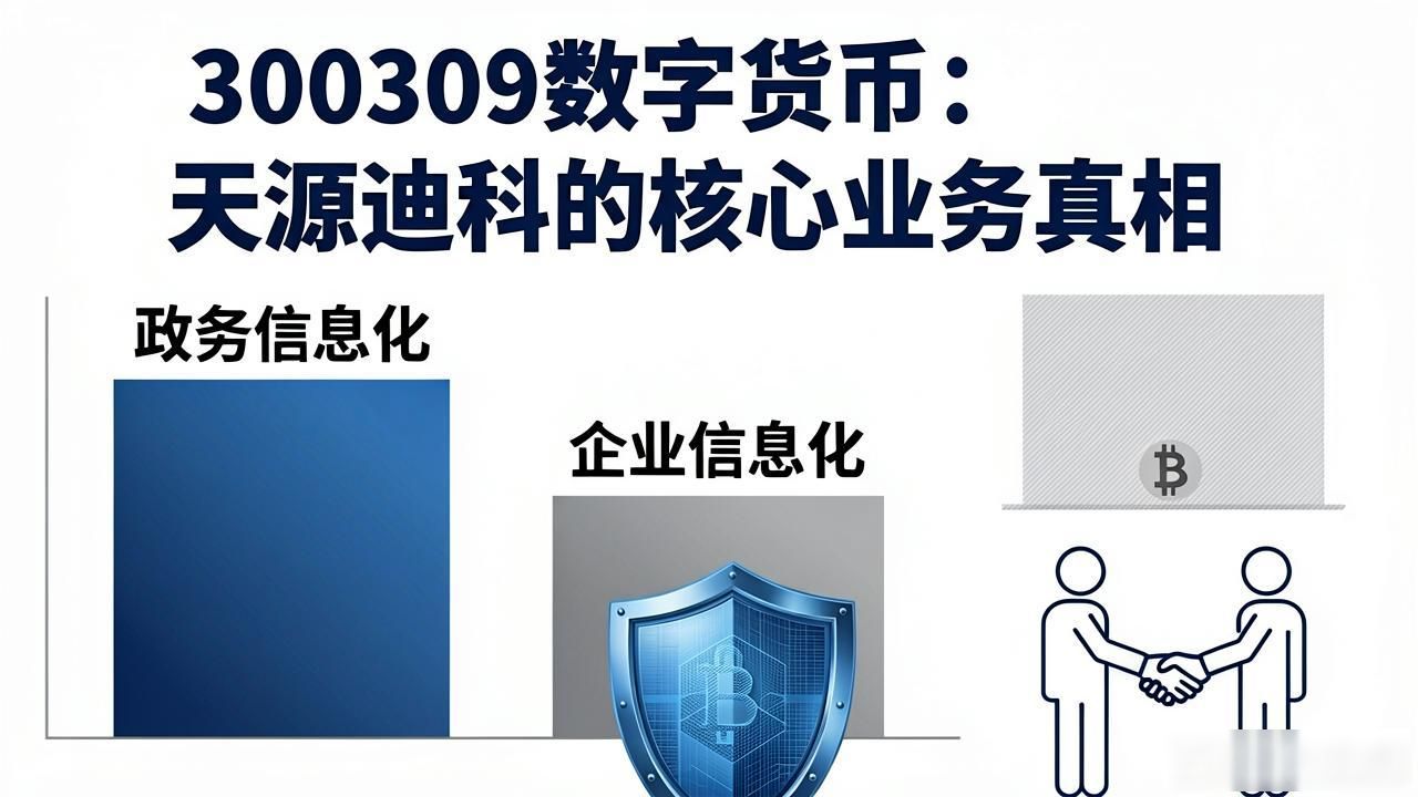 300309数字货币：天源迪科的核心业务真相