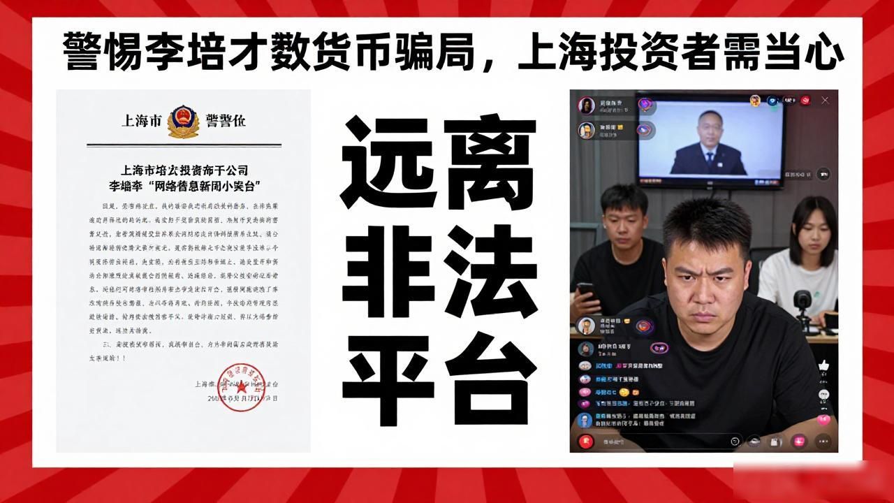 警惕李培才数字货币骗局，上海投资者需当心