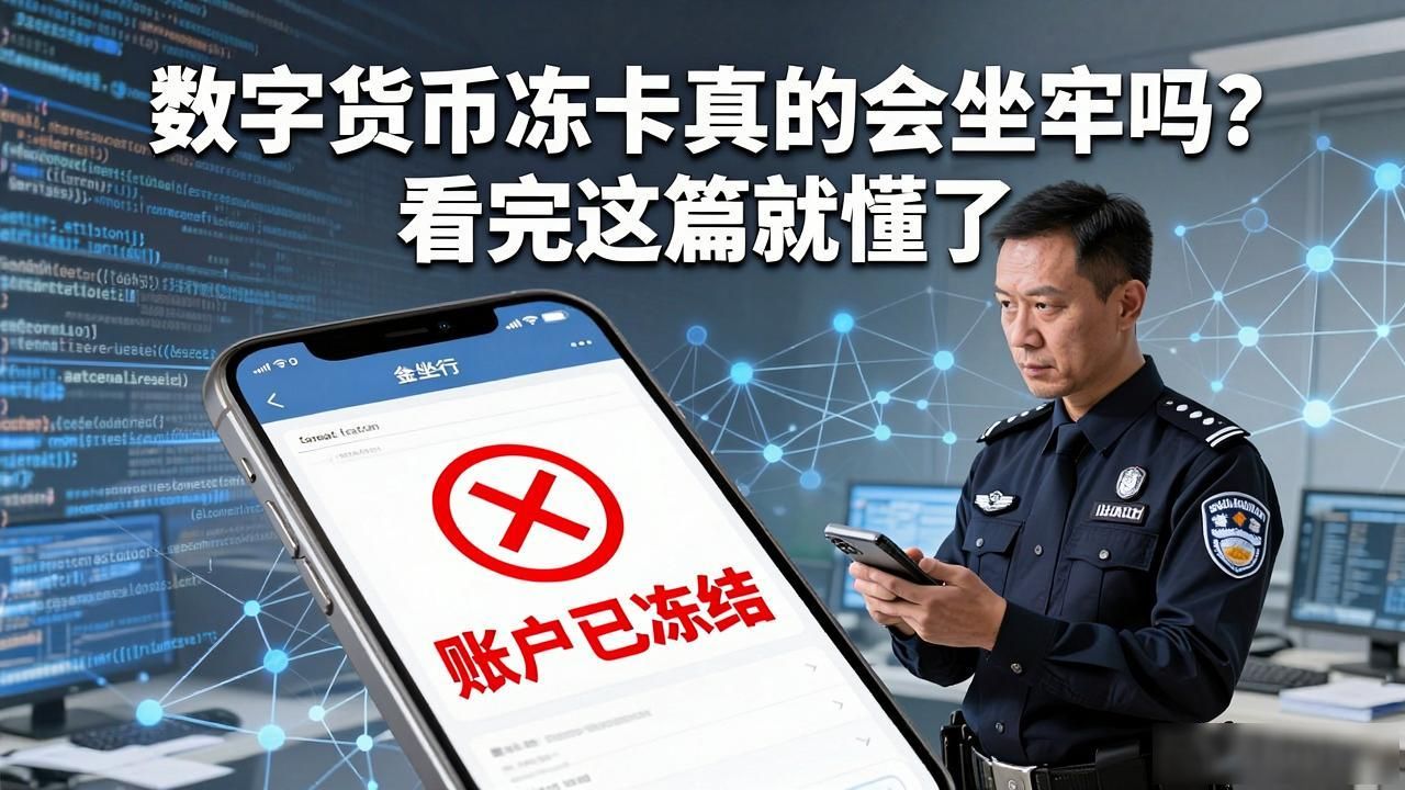 数字货币冻卡真的会坐牢吗？看完这篇就懂了