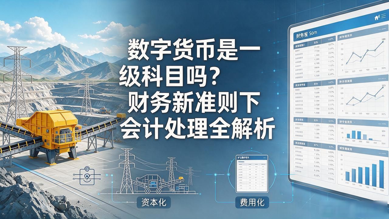 数字货币是一级科目吗？财务新准则下会计处理全解析