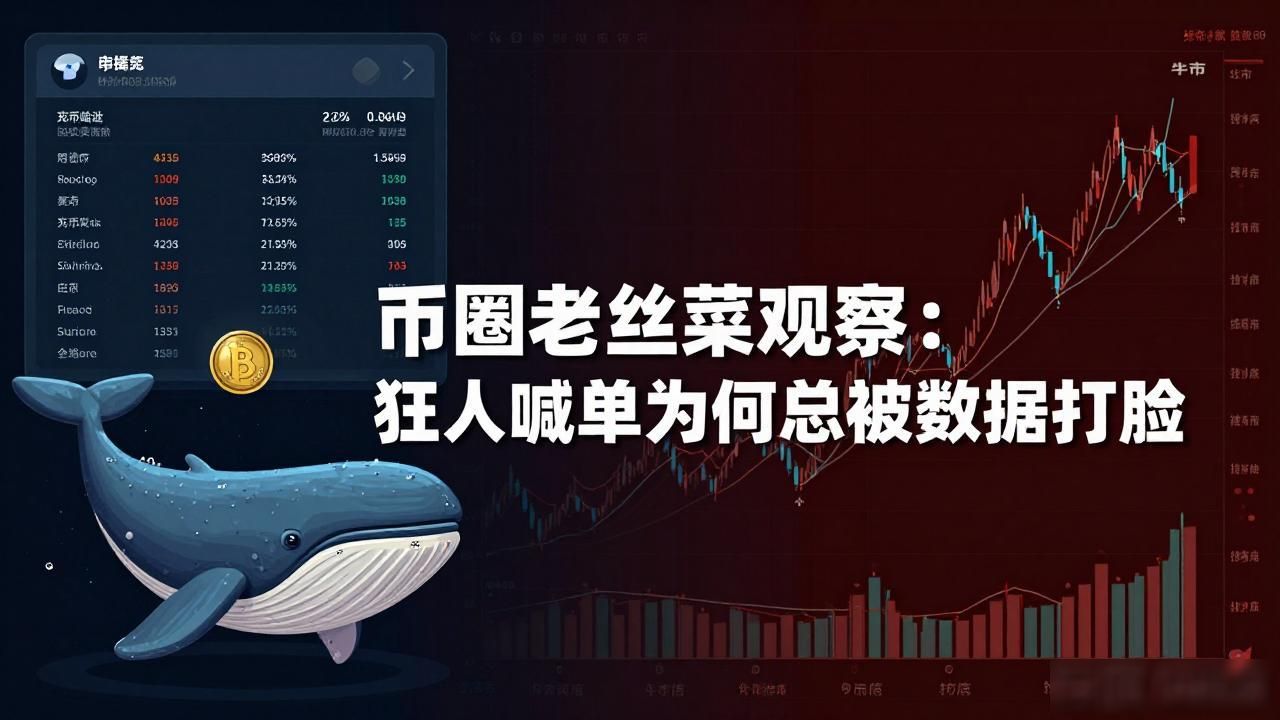 币圈老韭菜观察：狂人喊单为何总被数据打脸