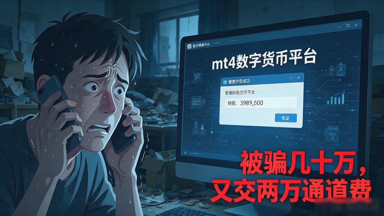 mt4数字货币被骗了几十万，这招帮我把钱追回来了一部分