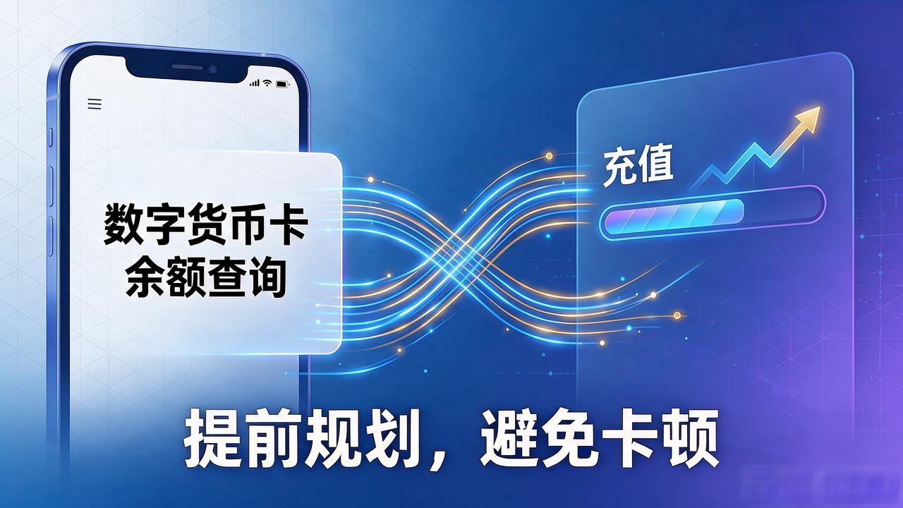 数字货币卡余额怎么查怎么充？日常收付款别在这上面栽跟头