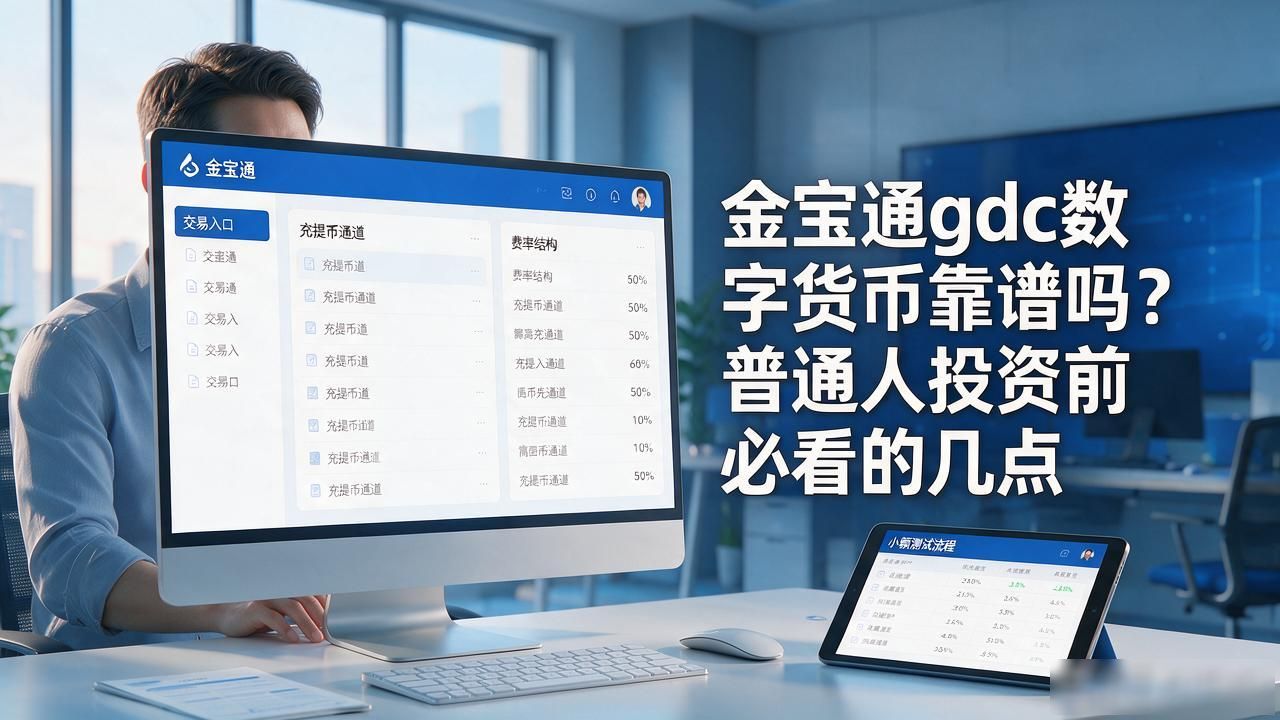 金宝通gdc数字货币靠谱吗？普通人投资前必看的几点