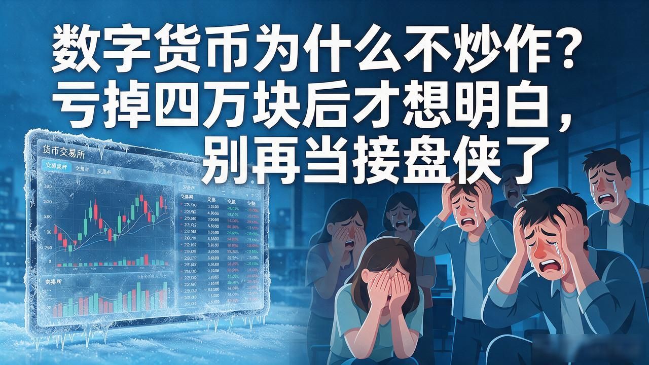 数字货币为什么不炒作？亏掉四万块后才想明白，别再当接盘侠了