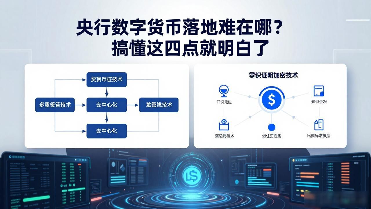 央行数字货币落地难在哪？搞懂这四点就明白了