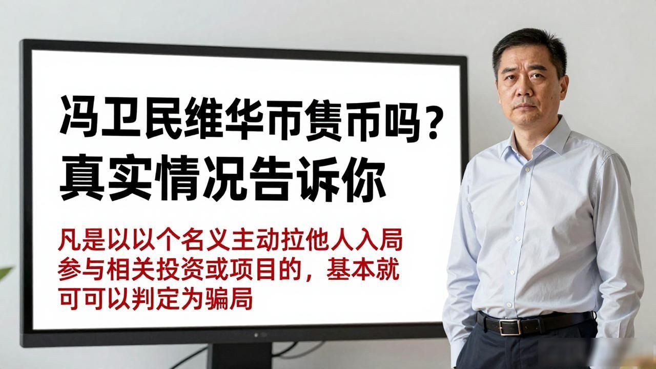 冯卫民维华数字货币可靠吗？真实情况告诉你