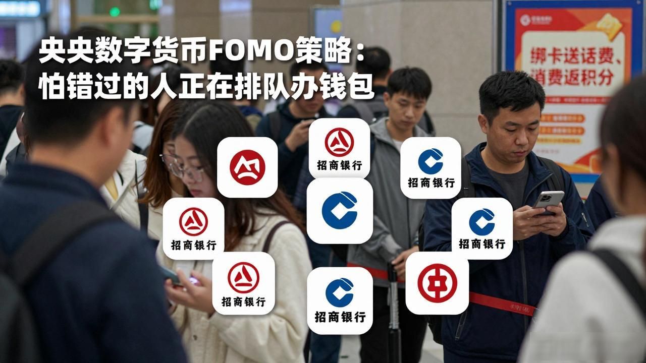 央行数字货币FOMO策略：怕错过的人正在排队办钱包