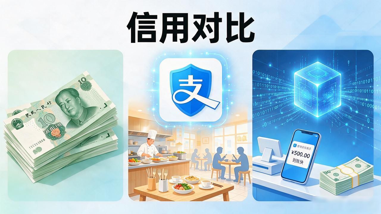 电子版数字货币到底怎么花，跟纸币现金和支付宝有啥不一样