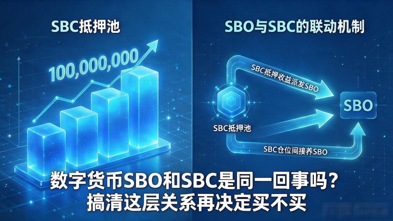 数字货币SBO和SBC是同一回事吗？搞清这层关系再决定买不买