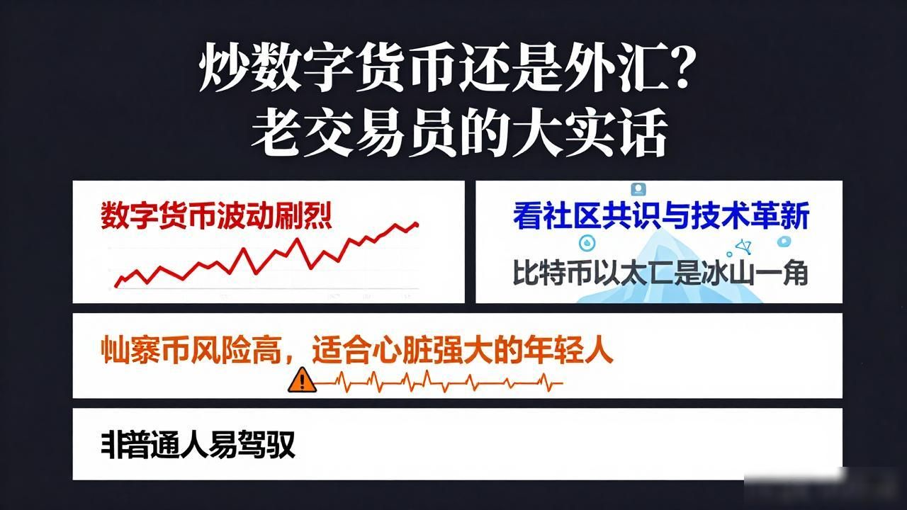 炒数字货币还是外汇？老交易员的大实话