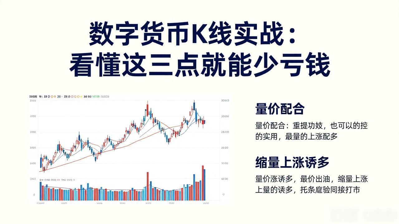 数字货币K线实战：看懂这三点就能少亏钱