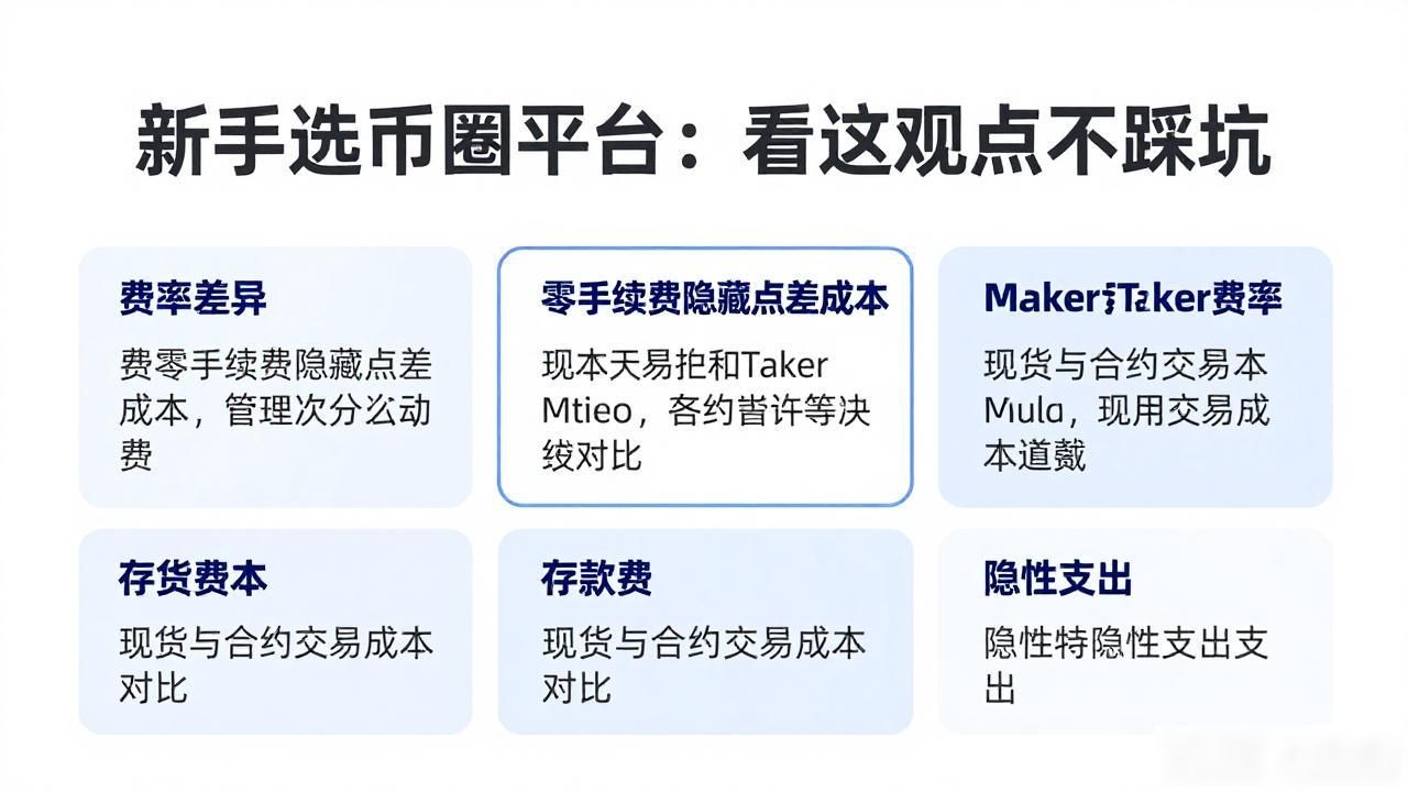 新手选币圈平台：看这几点不踩坑