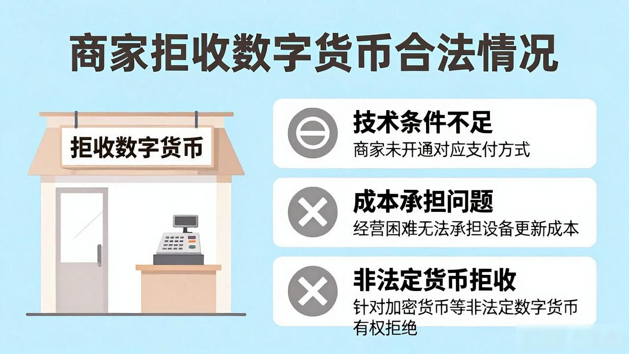 商家拒收数字货币到底违法吗？一文讲清楚