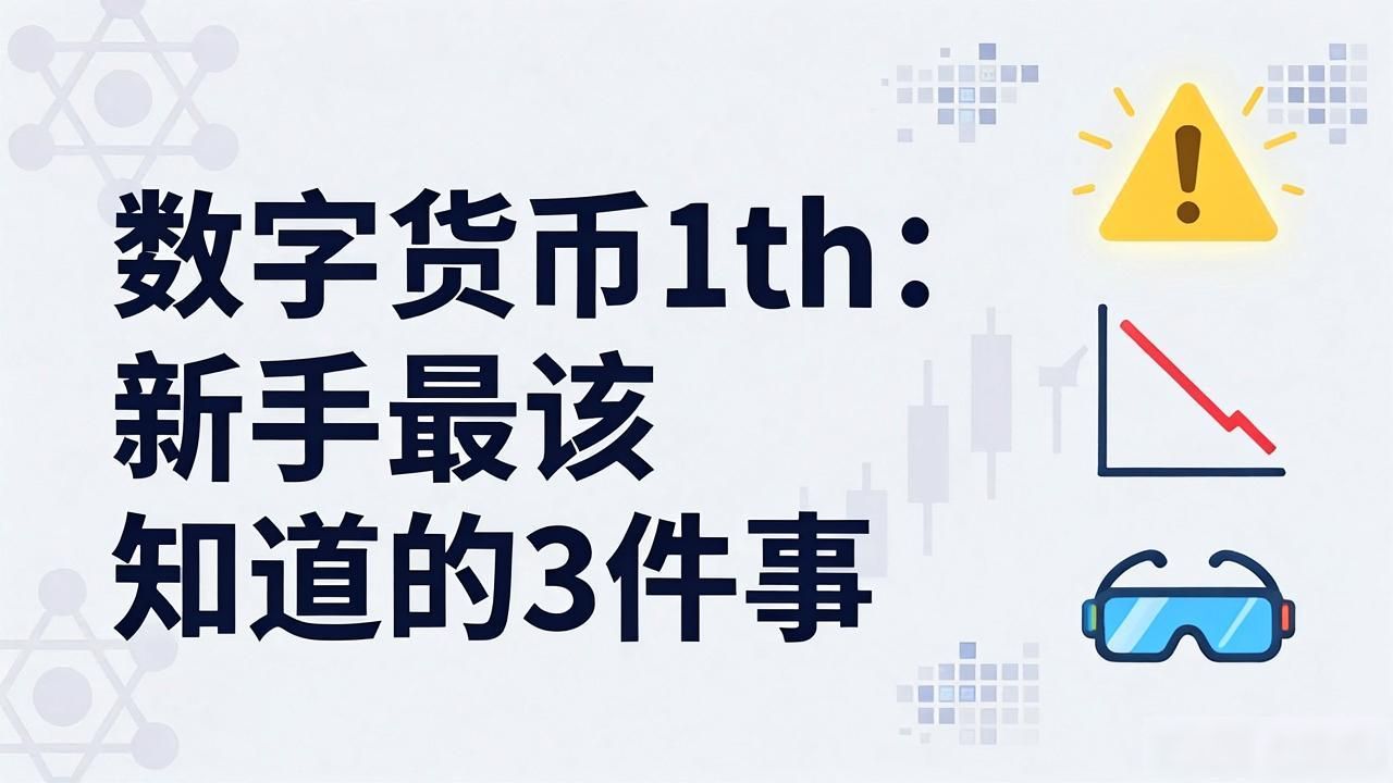 数字货币1th：新手最该知道的3件事