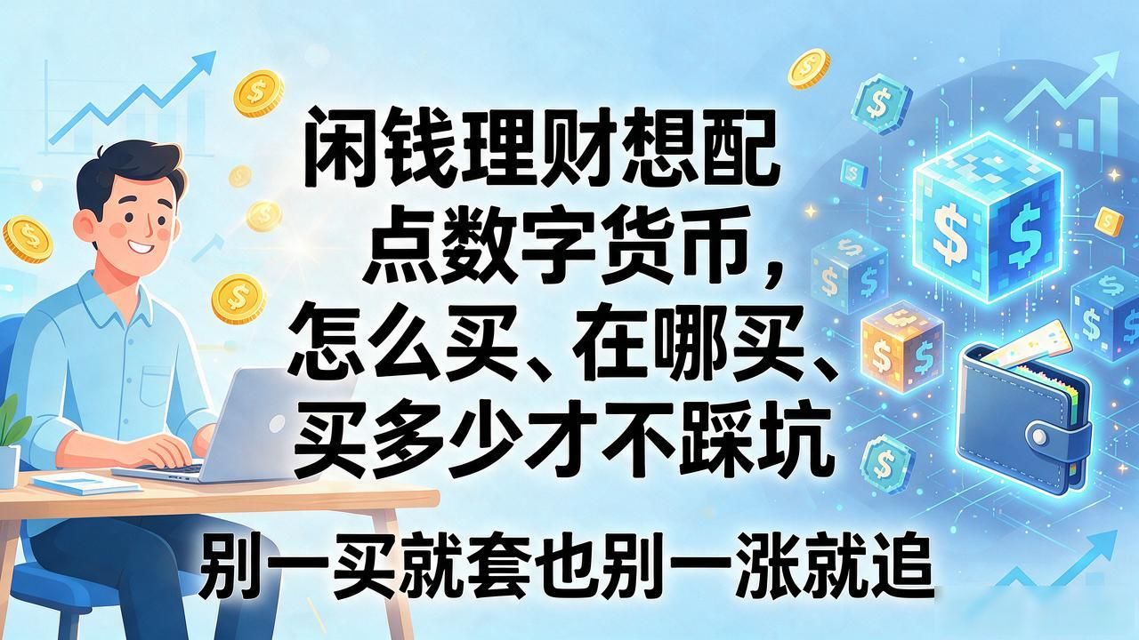 闲钱理财想配点数字货币，怎么买、在哪买、买多少才不踩坑