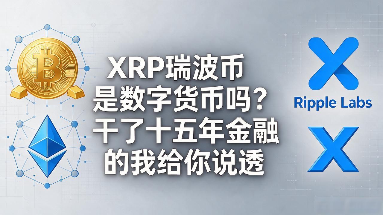 XRP瑞波币是数字货币吗？干了十五年金融的我给你说透