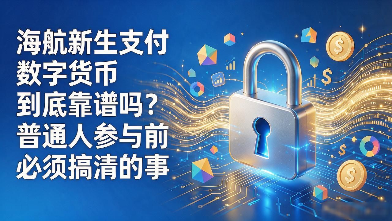 海航新生支付数字货币到底靠谱吗？普通人参与前必须搞清的事