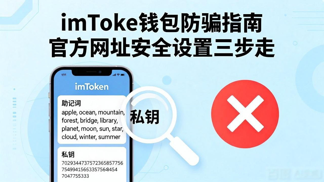 imToken钱包防骗指南 官方网址安全设置三步走