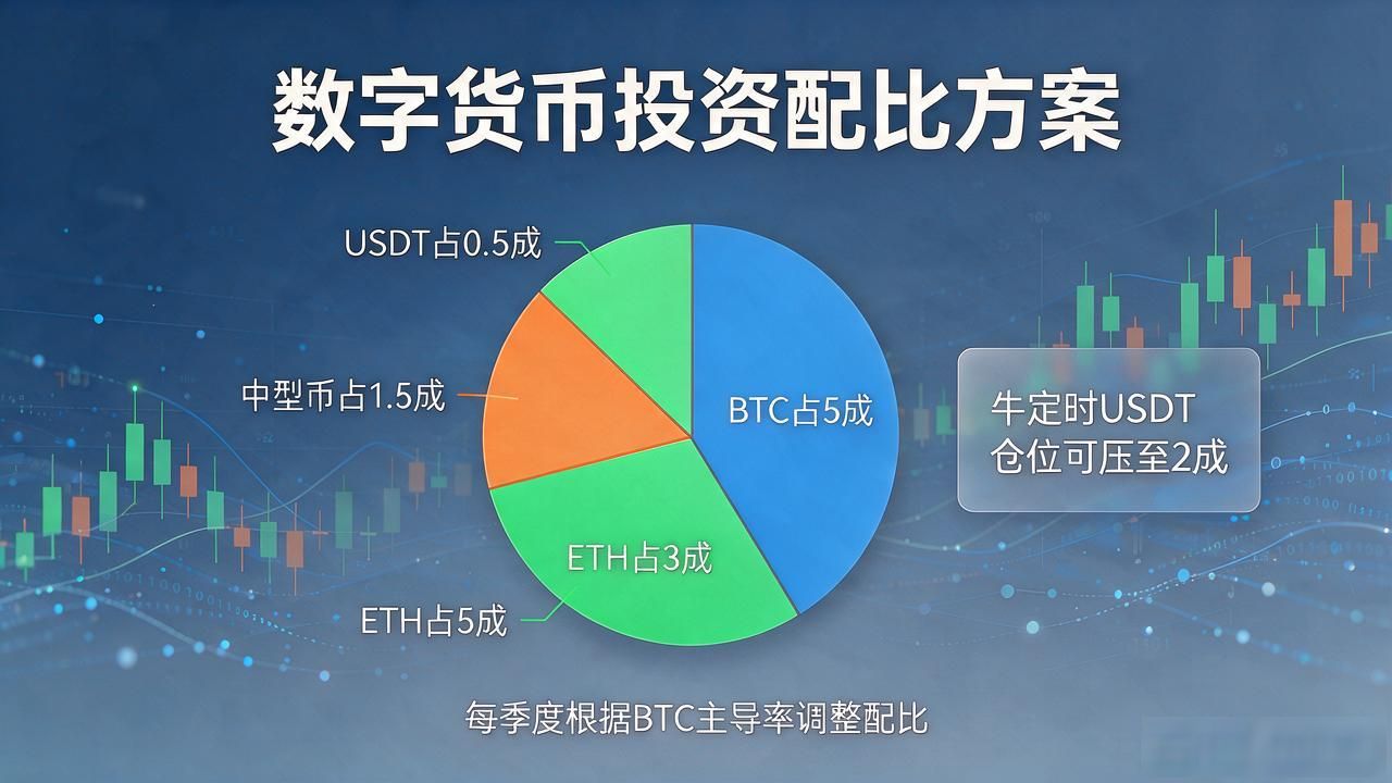 数字货币配方怎么搭？4种币的配比、定投节奏与仓位管理讲透
