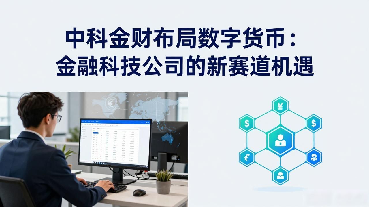 中科金财布局数字货币：金融科技公司的新赛道机遇