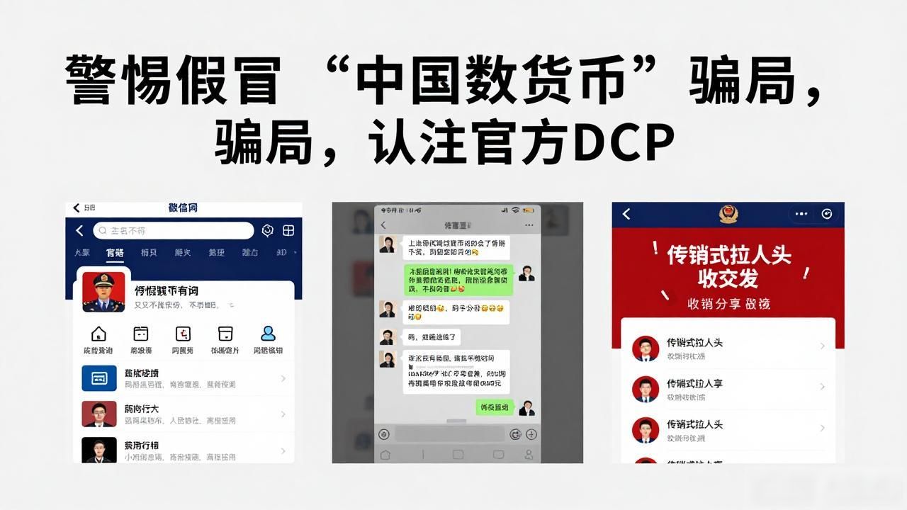 警惕假冒“中国数字货币”骗局，认准官方DCP