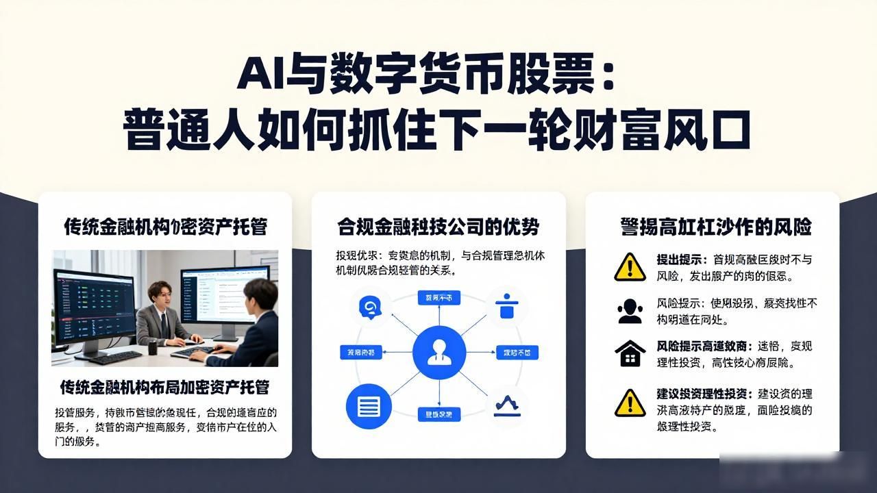 AI与数字货币股票：普通人如何抓住下一轮财富风口