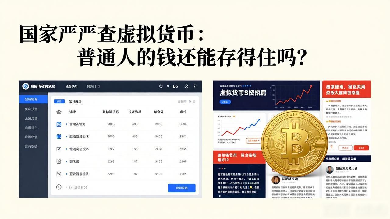 国家严查虚拟货币：普通人的钱还能存得住吗？