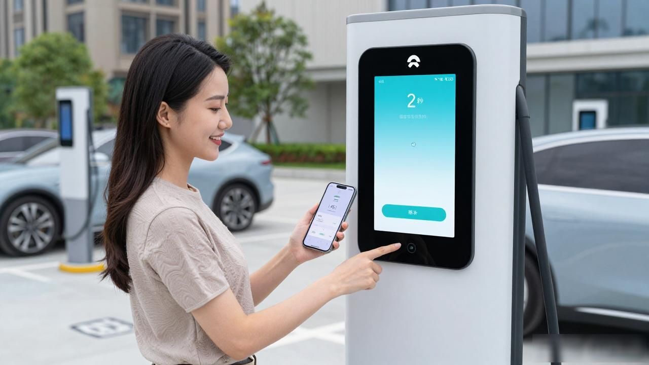 蔚来数字货币支付_新能源智能出行无感支付_蔚来数字货币支付车