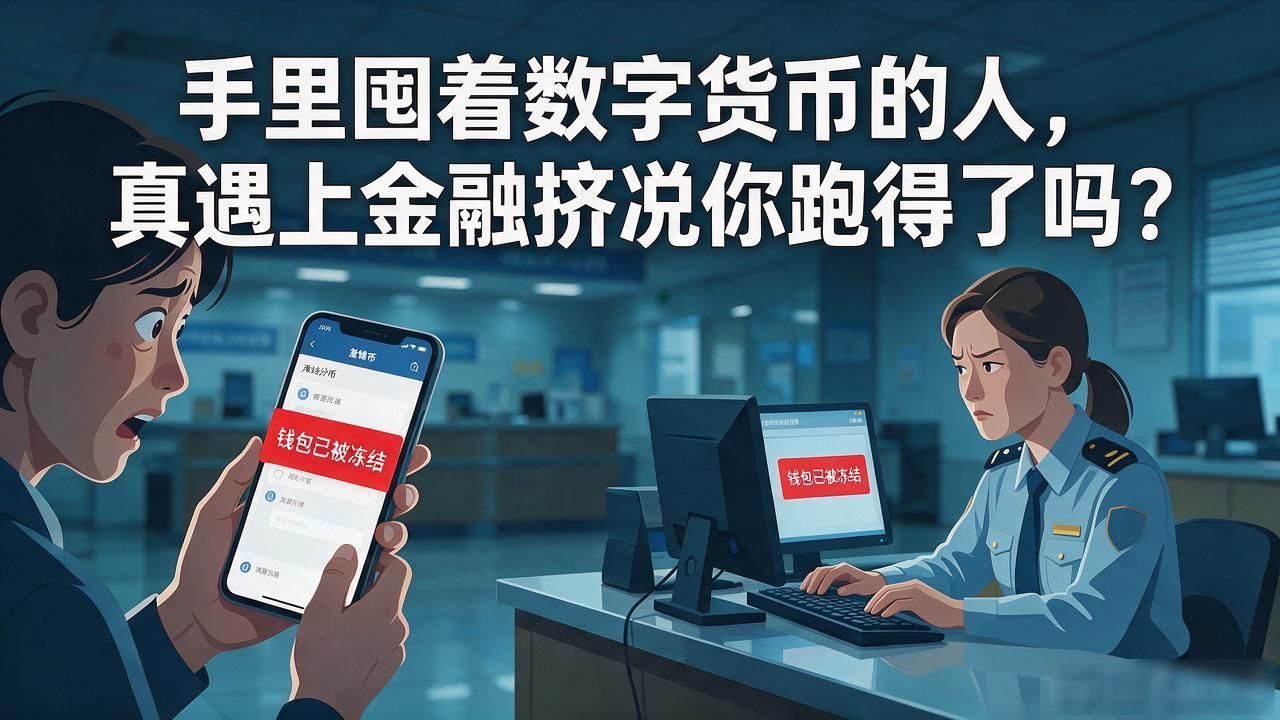 手里囤着数字货币的人，真遇上金融挤兑你跑得了吗