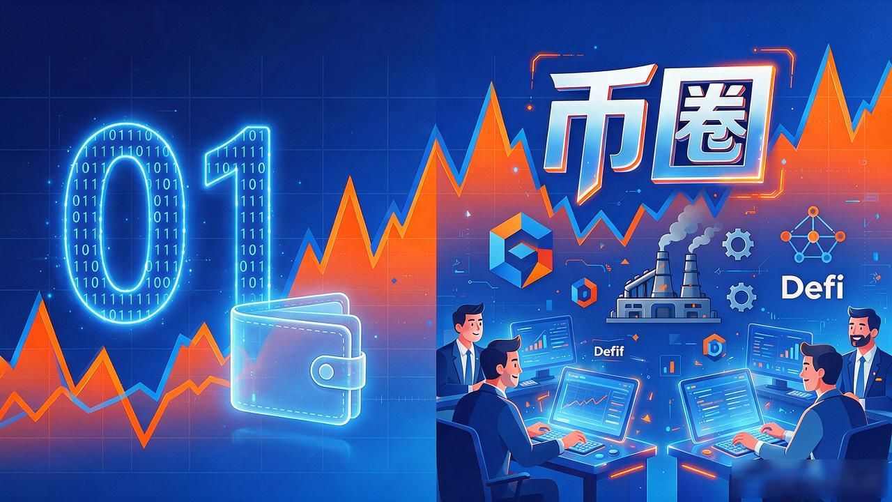 数字货币和币圈的区别，一个管钱的一个炒钱