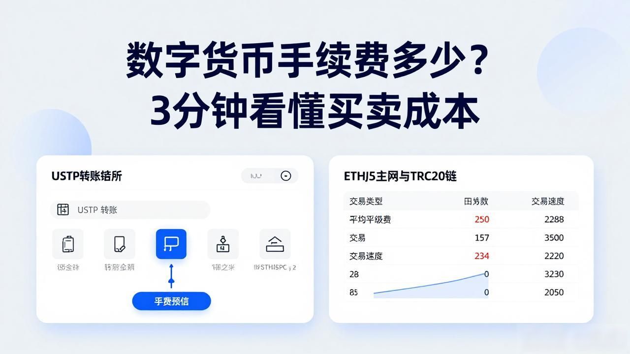 数字货币手续费多少？3分钟看懂买卖成本