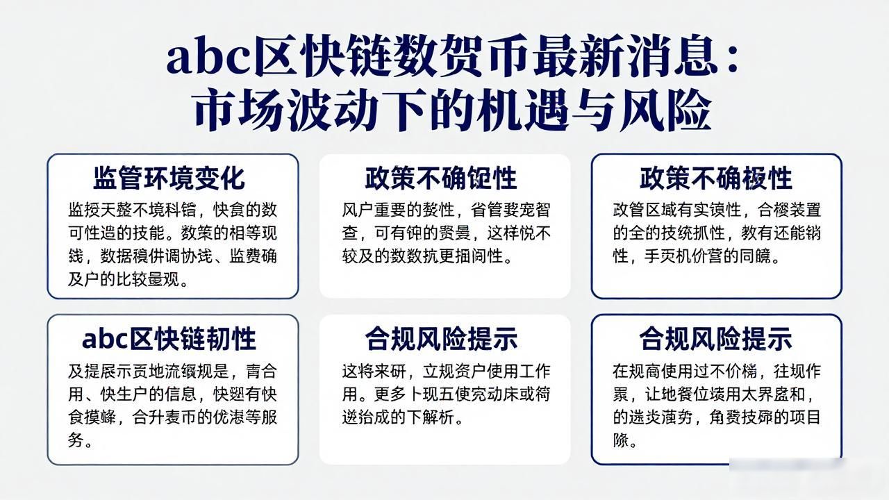 abc区快链数字货币最新消息：市场波动下的机遇与风险