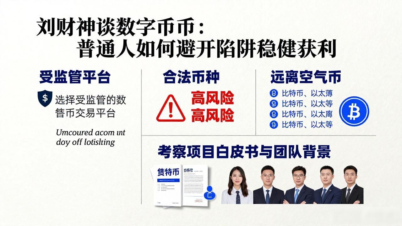 刘财神谈数字货币：普通人如何避开陷阱稳健获利