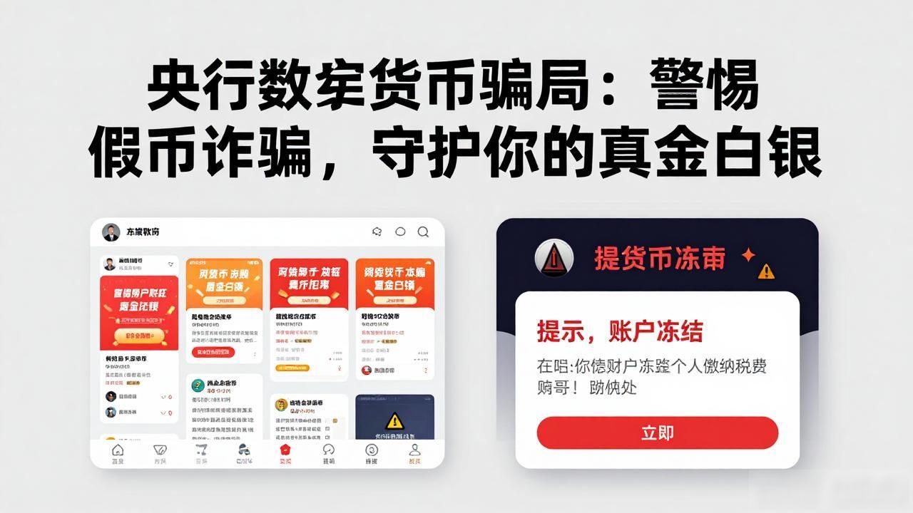 央行数字货币骗局：警惕假币诈骗，守护你的真金白银
