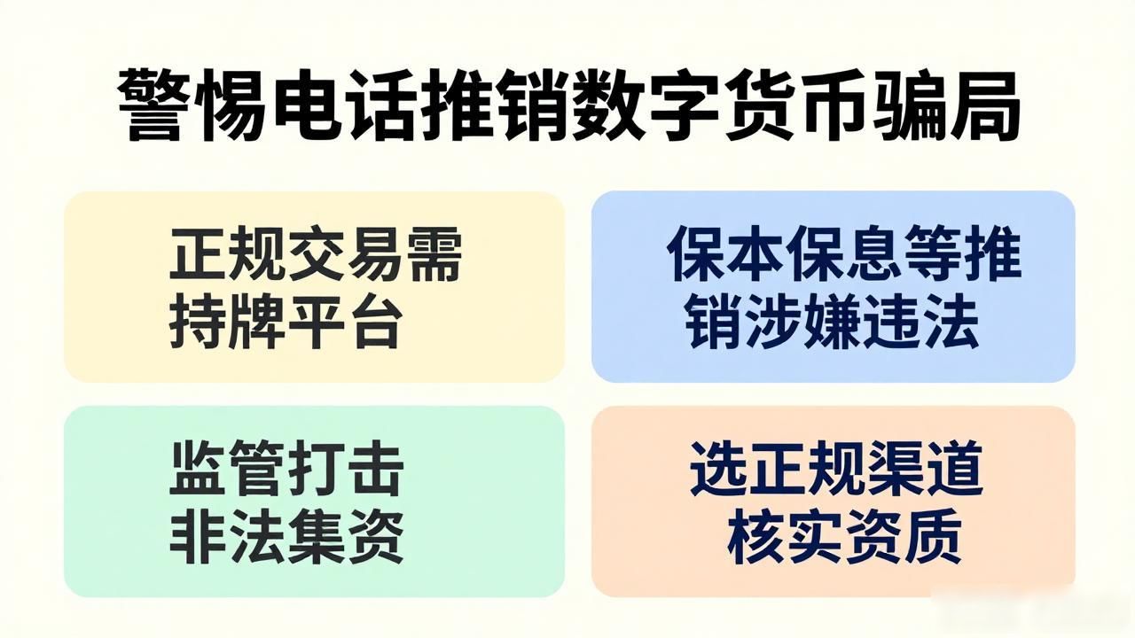 警惕电话推销数字货币骗局