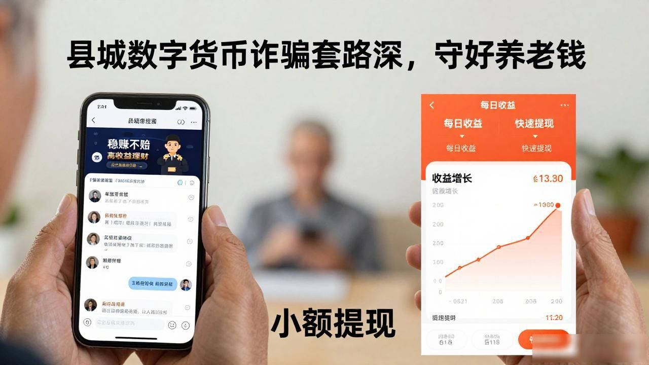 县城数字货币诈骗套路深，守好养老钱
