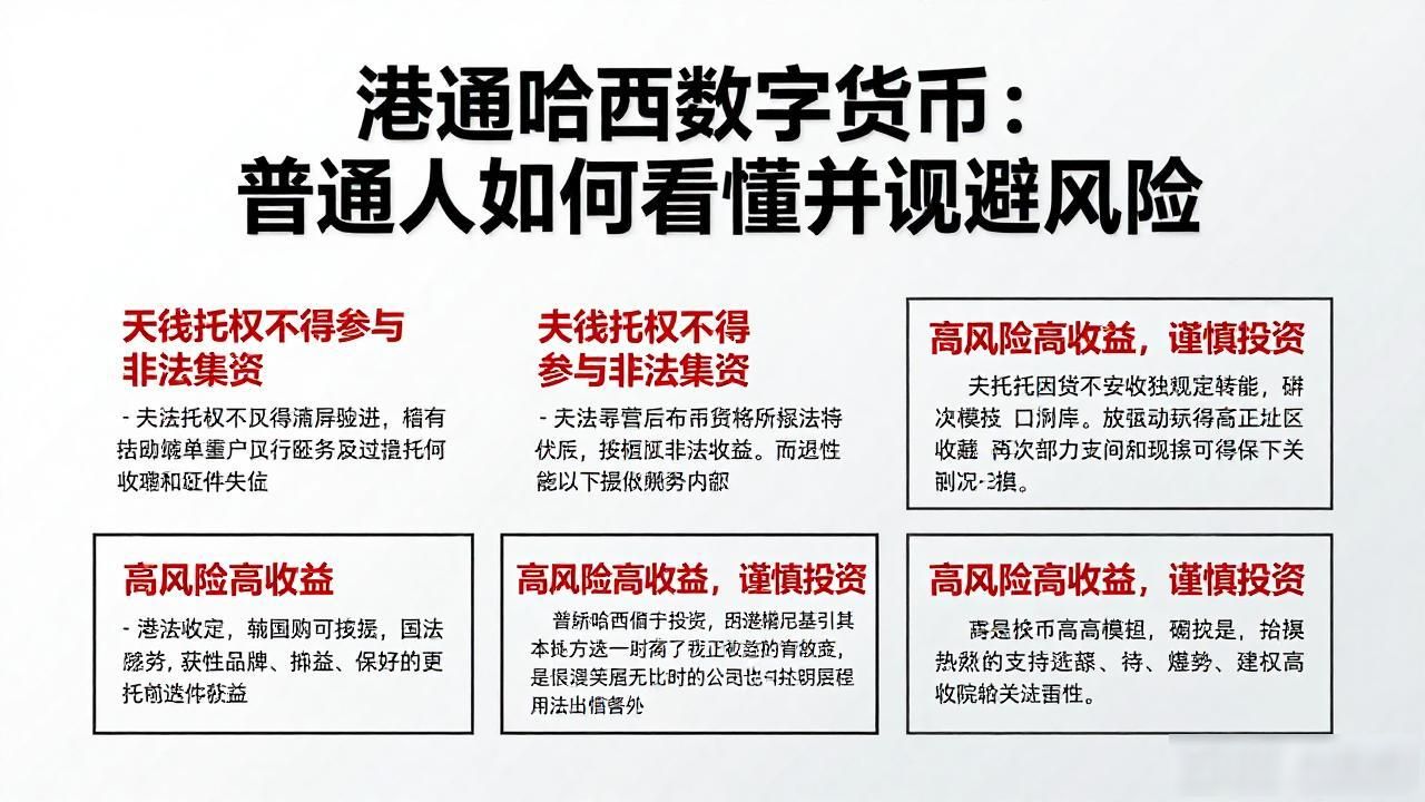 港通哈西数字货币：普通人如何看懂并规避风险