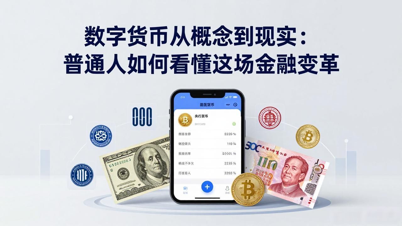 数字货币从概念到现实：普通人如何看懂这场金融变革