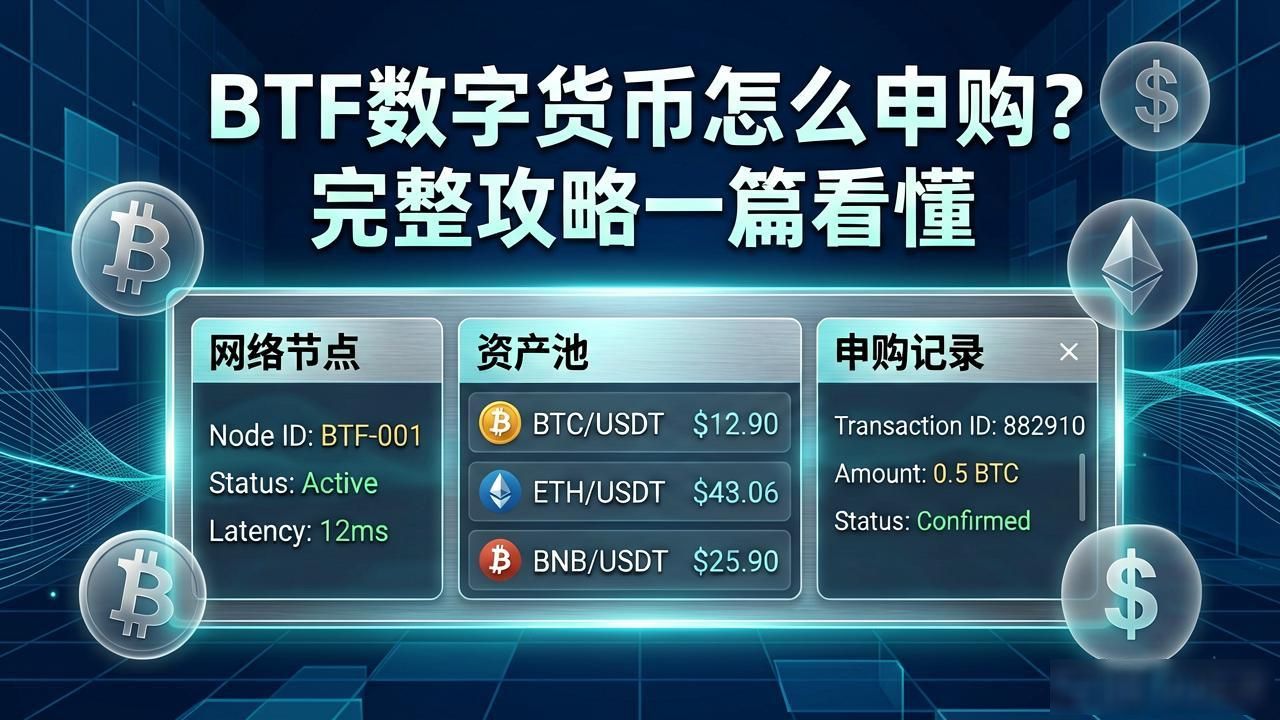 BTF数字货币怎么申购？完整攻略一篇看懂