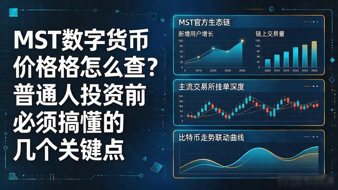 MST数字货币价格怎么查？普通人投资前必须搞懂的几个关键点